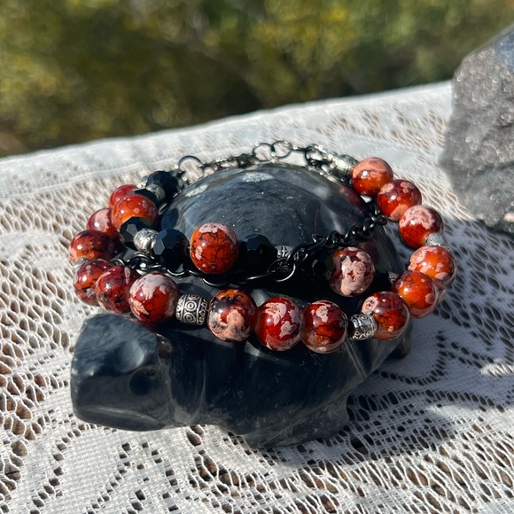 HM051 Artisan 3 Strand Bracelet 8” (size can be personalized) - Picture 4 of 4